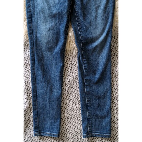 American Eagle Super Stretch Denim Jeans 10 Blue Mid Rise Skinny Medium Wash - Picture 3 of 9